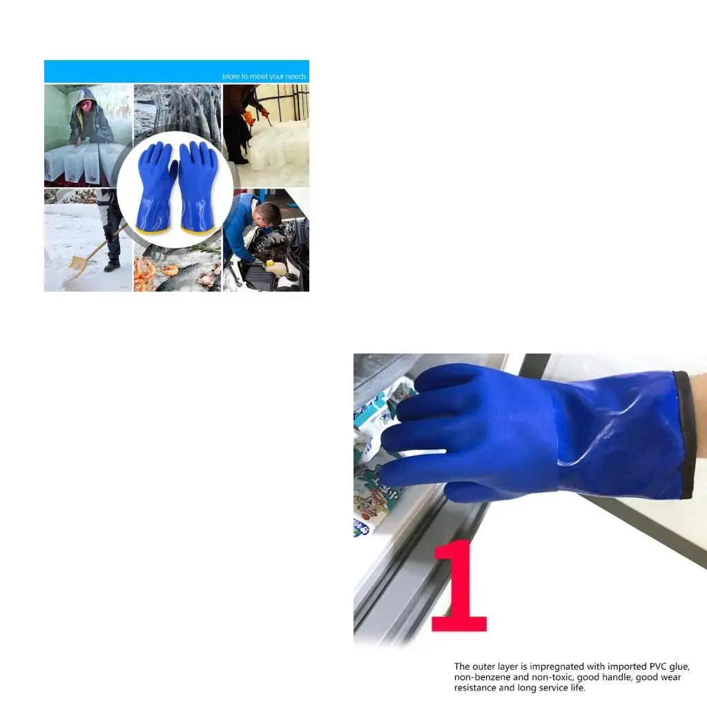  Winter Work Glove Waterproof Cold-Proof Winter-proof Double Thermal Warm Safety