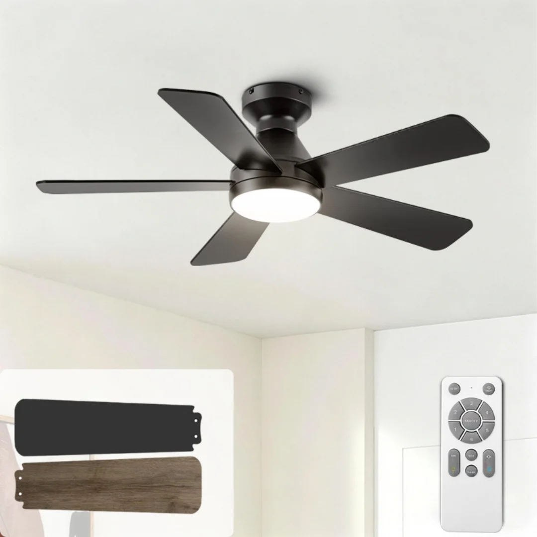 Large Lighting Ceiling Fan with Remote Control Dimming Home Silent Cool Electric Fan Nordic Living Room Ceiling Fans with Lights