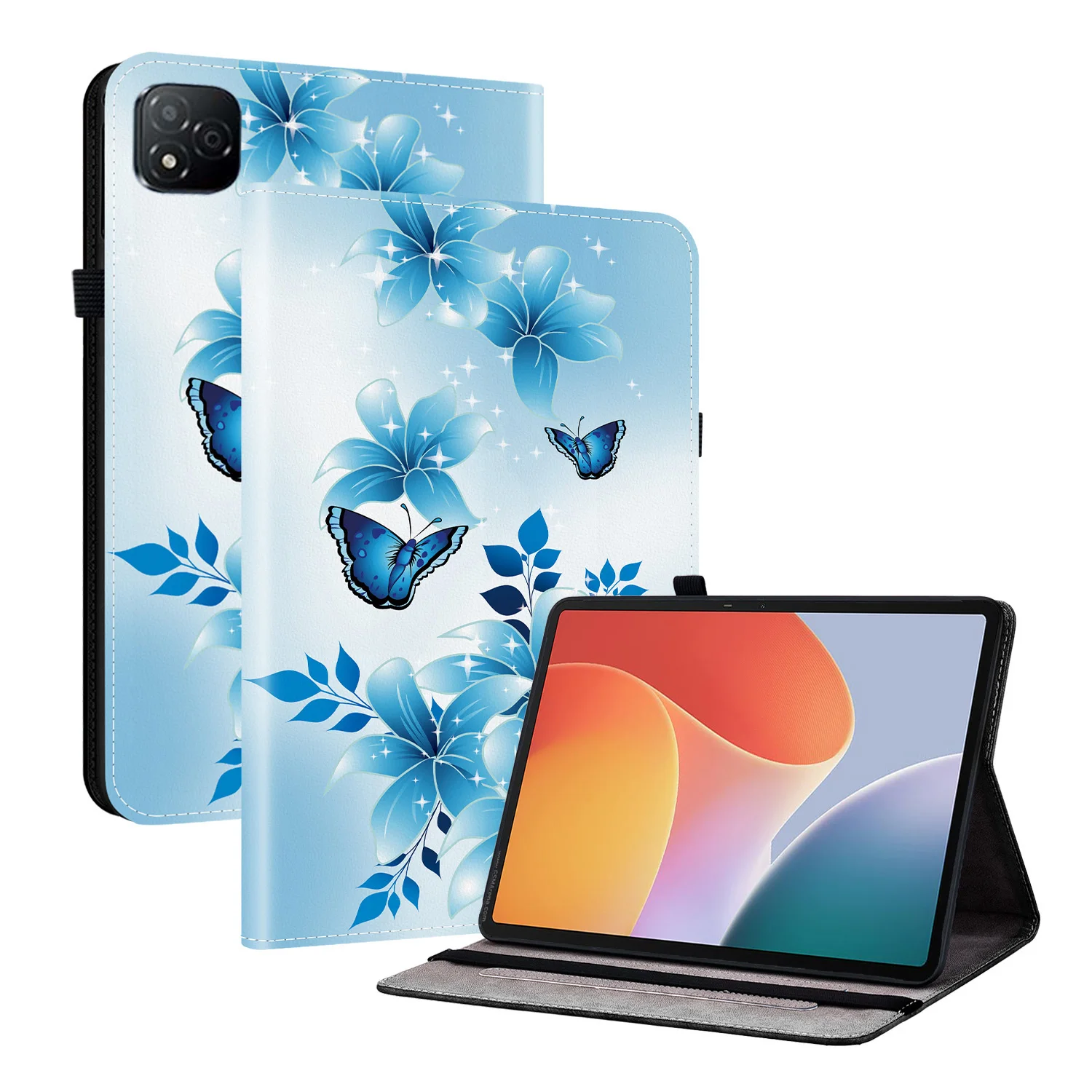 

Роскошный окрашенный чехол для Infinix Xpad 2024 11 дюймов, модель X1101, задняя крышка из ТПУ, регулируемая подставка с отделениями для карт, держатель для ручек, искусственная кожа