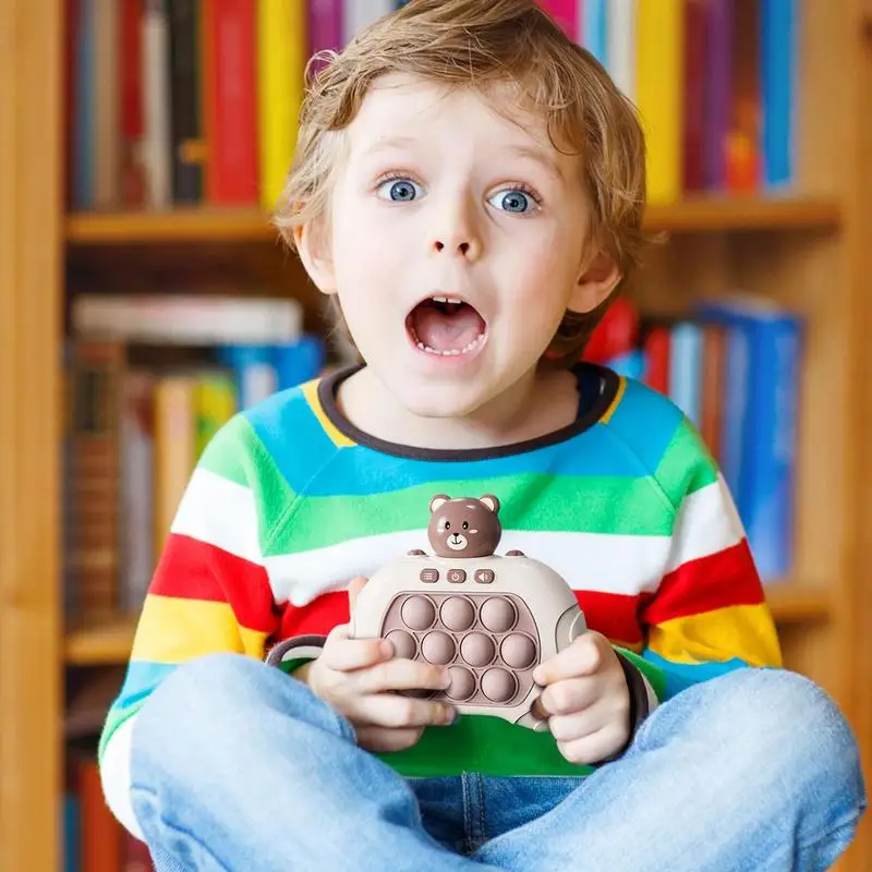 Bubble Game Fidget Toys pour enfants, machine de jeu de presse amusante, presser les instituts soulignés, jouets pour enfants, cadeau d'anniversaire et de Noël