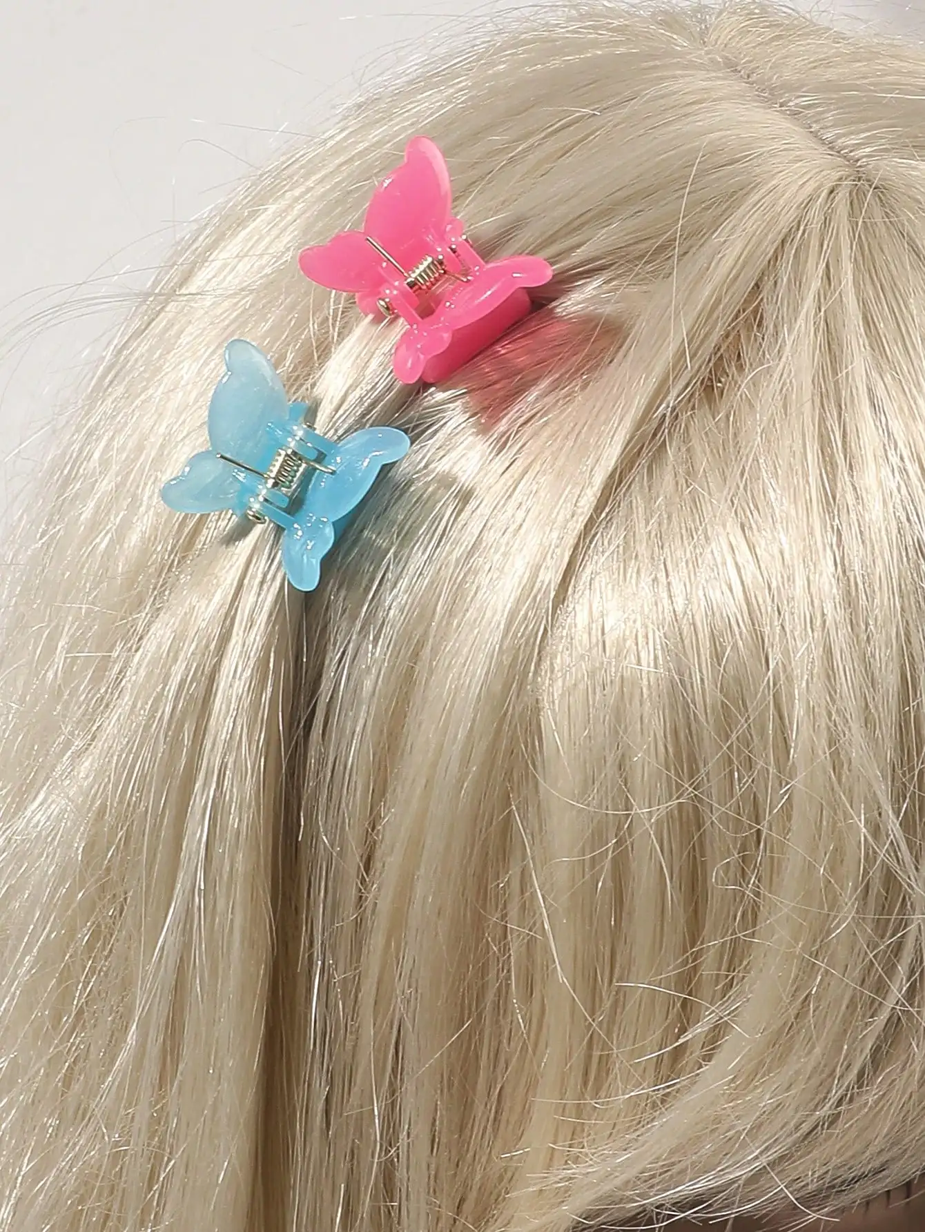 20 Packungen sortierte Haarspangen in Macaron-Farben mit Schmetterlingsmotiv, schöne Mini-Schmetterlings-Haarspangen, niedliche Sommer-Haaraccessoires für Frauen und Mädchen – Detail 15