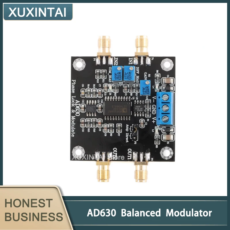 

1PCS AD630 Balanced Modulator Lock-in Amplifier Board Module Weak Signal Detection Modulation and Demodulation 2MHz -25°C ~ 75°C