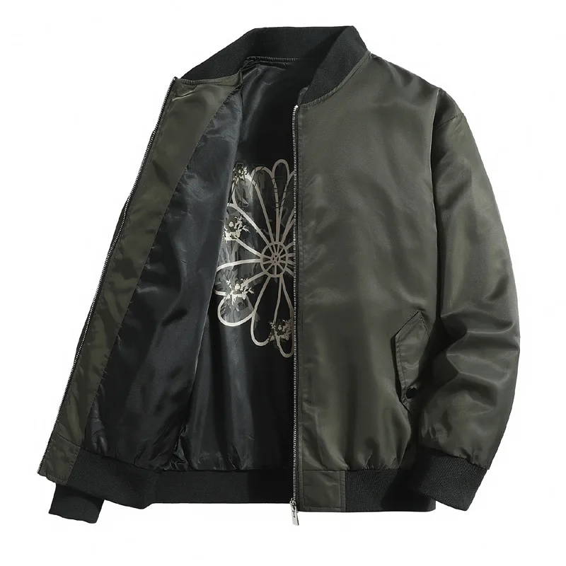 

Американский бейсбольный трикотаж, мужская осенняя новая повседневная универсальная свободная куртка-бомбер, верхняя мужская куртка