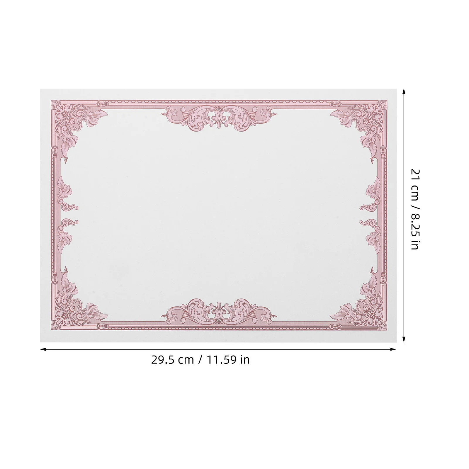 30 قطعة شهادات الجائزة ورقة قابلة للكتابة دبلومات فارغة حفلات هدية الأعمال الشرفات الأكاديمية ورق شهادة الزخرفية #5