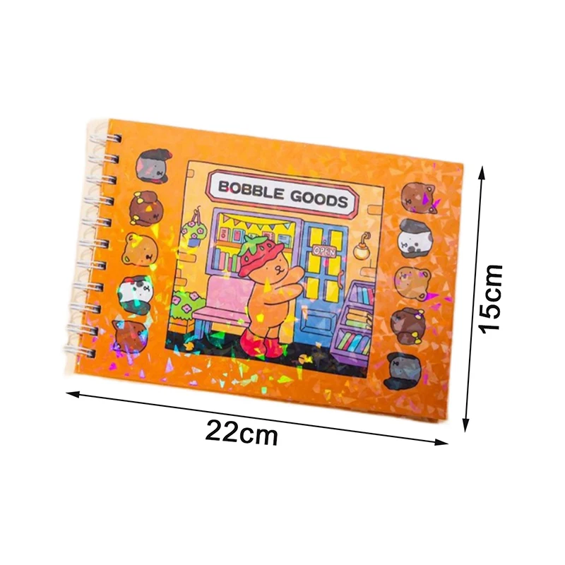 1 шт., книжка-раскраска с милыми животными, детская книга-раскраска с изображением животных, граффити, товары для бобби, книга-раскраска, подарки для студентов