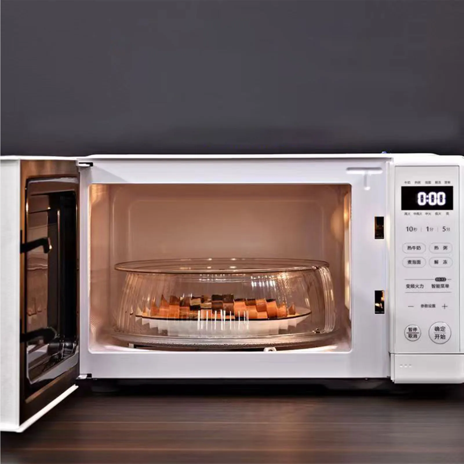 Clear Microwave Splatter Cover Flippable Microwave Splatter Cover for Food Dish Microwave Oven