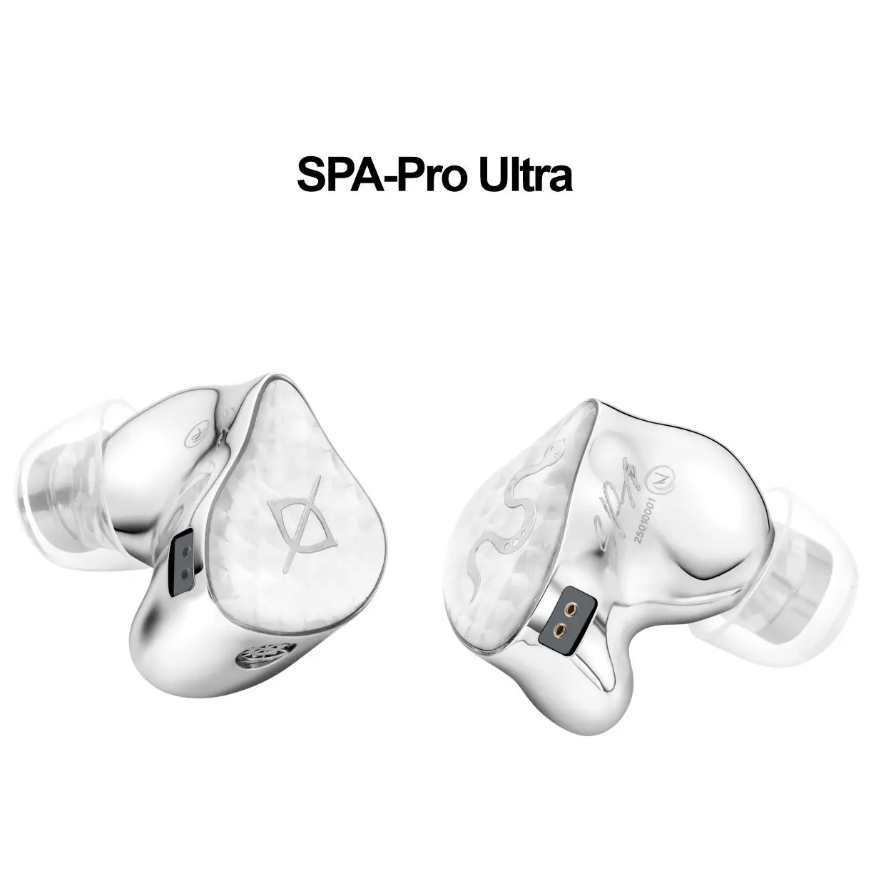 EarAcoustic Audio SPA-Pro Ultra Silver Angel HiFi In-Ear Earphones Graphene diaphragm+dual magnetic circuit dual cavity dynamic