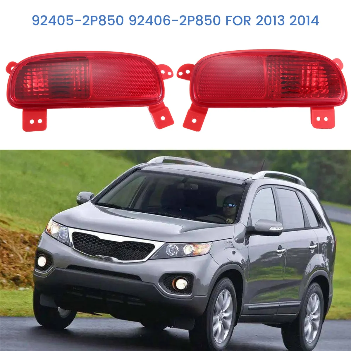 

Задний бампер для Kia Sorento 2013 2014
