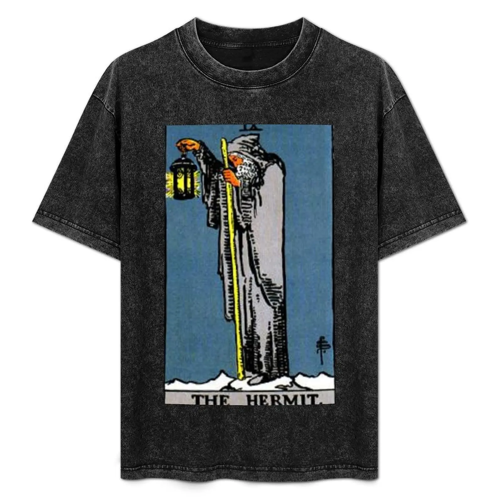 

The Hermit Tarot T-Shirt Casual Loose Daily Wear T-Shirt