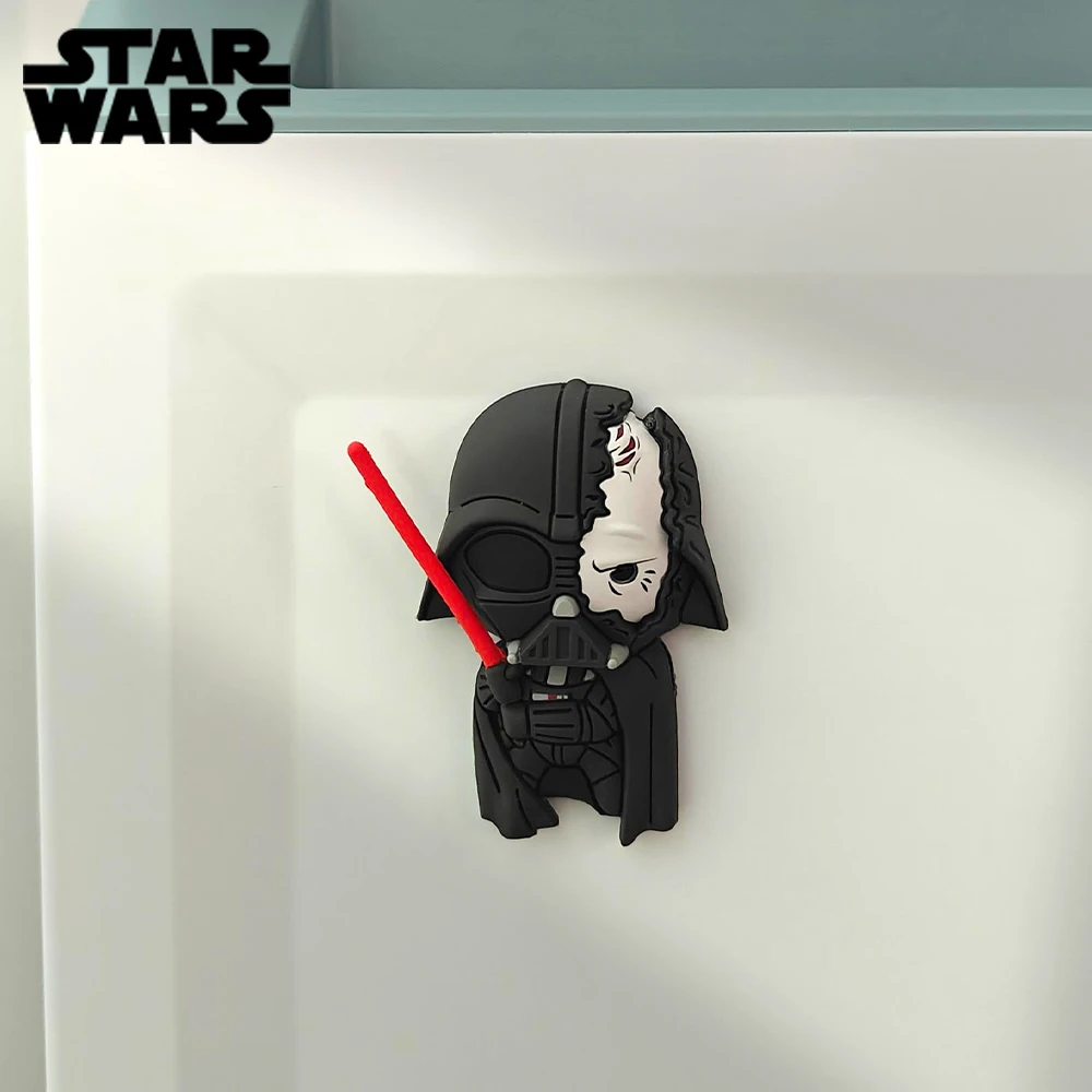 Star Wars con licencia oficial novedad imán para refrigerador Darth Vader espuma 3D regalo para nevera 3 piezas STAR WARS