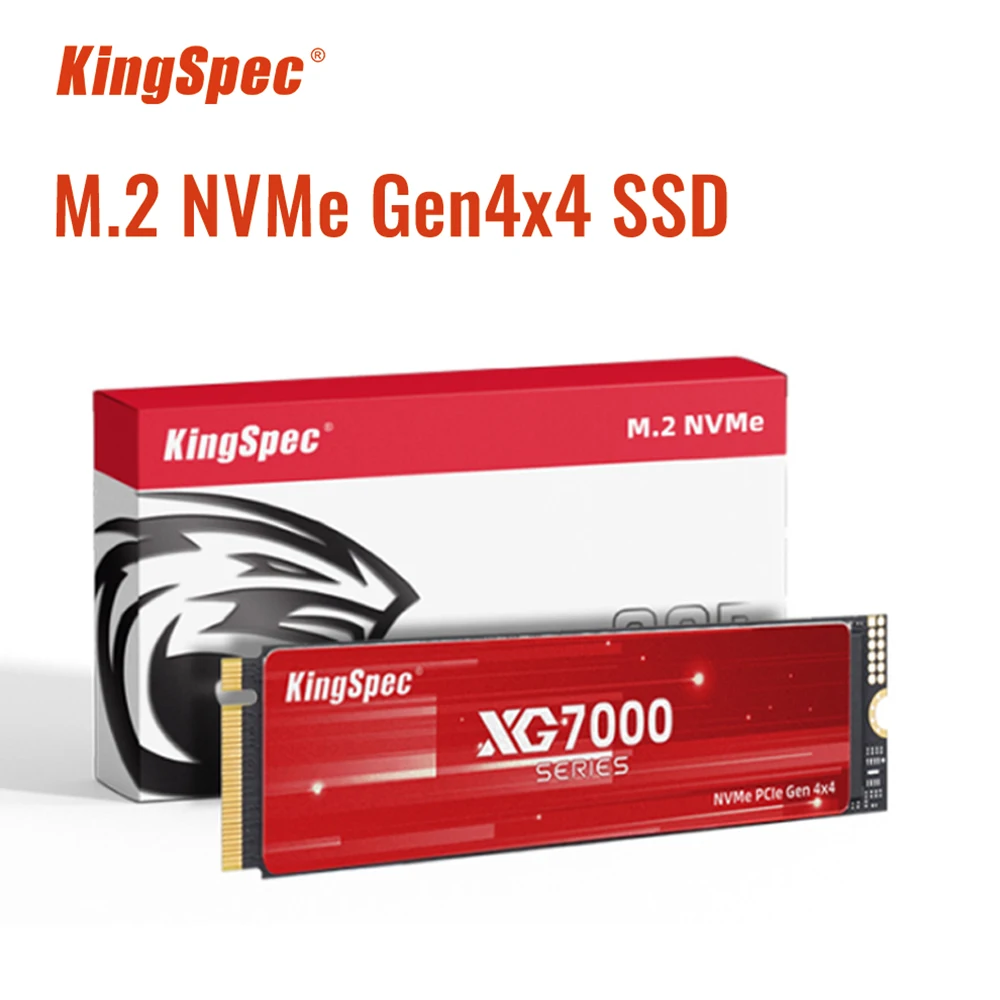 KingSpec SSD M2 NVMe 512g 1 ТБ 2 ТБ 4 ТБ SSD M.2 2280 PCIe 4.0 SD Nmve Gen4 Жесткий диск Внутренний привод NVMe для PS5