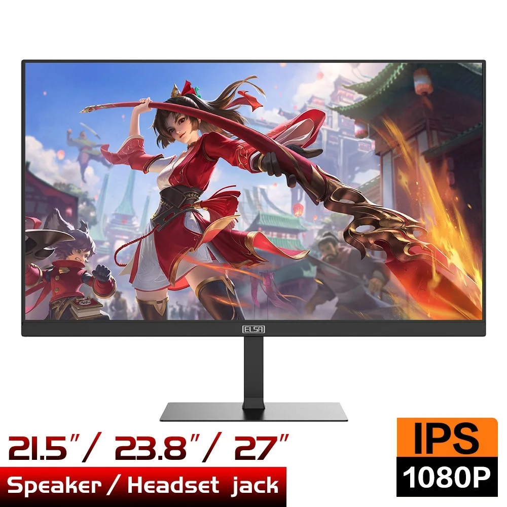 

New 21.5 24 27 Inch Monitor Display PC Free Shipping IPS FHD Desktop Gamer Computer Screen Flat Panel HDMI/VGA 1920*1080