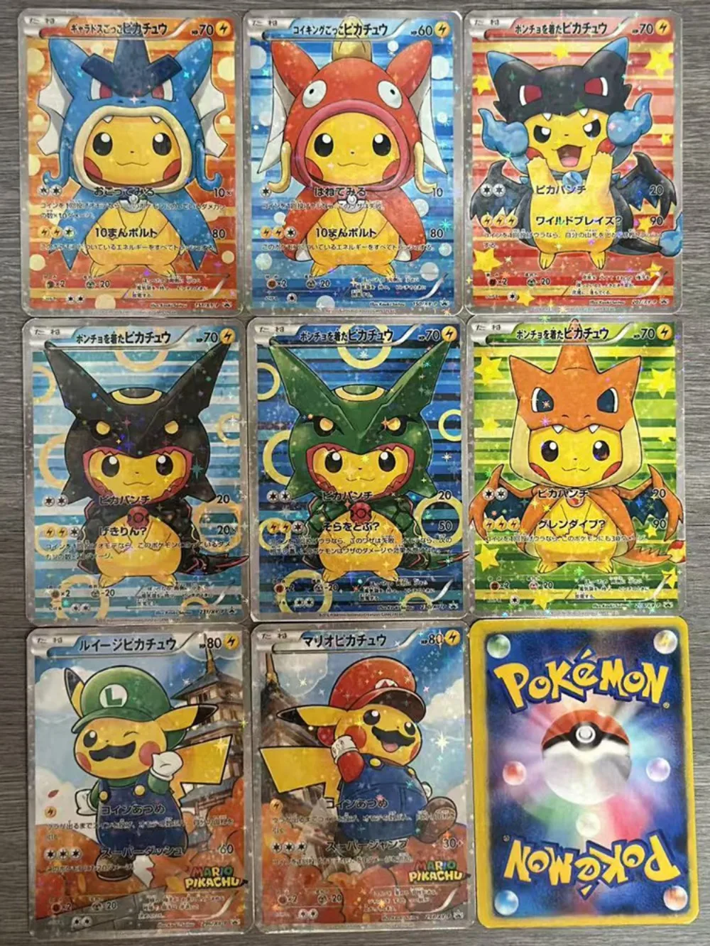

8 шт. карты покемонов PTCG на заказ Charizard Rayquaza Gyarados Giratina блестящая звезда коллекционные карты боевая игра Покемон подарок