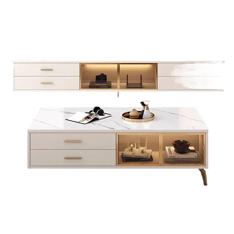 

TV cabinet simple modern cream style