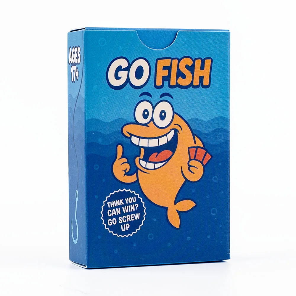 

Карточная игра Go Fish с поворотом, забавный кляп, подарок, забавная семейная интеракция, вечерние игры для друзей, взрослых, настольные игры