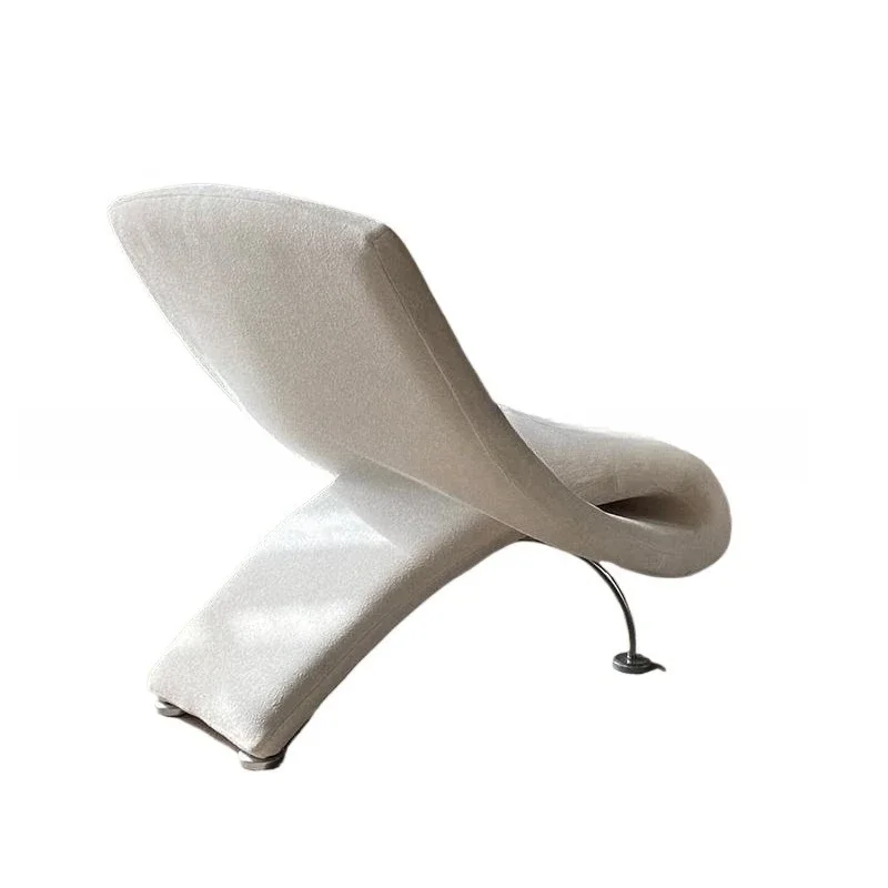 

Nordic, small apartment simple and modern, wrought iron sofa, living room bedroom lazy sofa