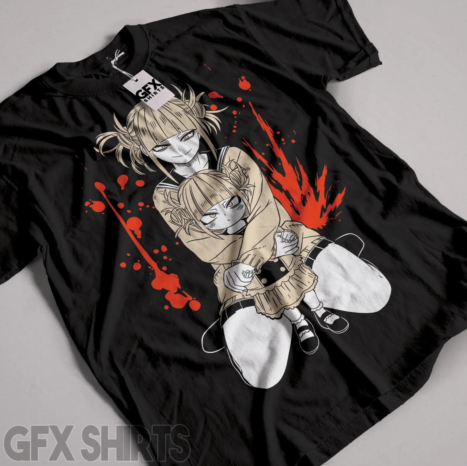 Himiko Toga Shirt My Hero Academia Shirt Anime Cosplay Manga T-Shirt