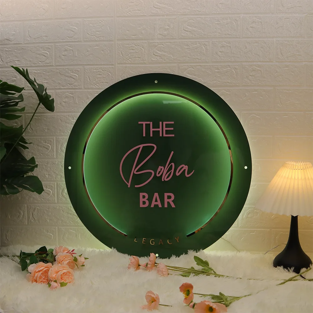 

Acrylic Logo Sign, Round Business Sign, Nails Studio Sign, Clinic Sign, Small Sign, Beauty Salon Sign, Neon Acrylic, Bar Sign