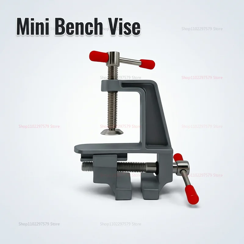 Jewelry Making Vise - مشبك طاولة صغير من الألومنيوم، مشبك
