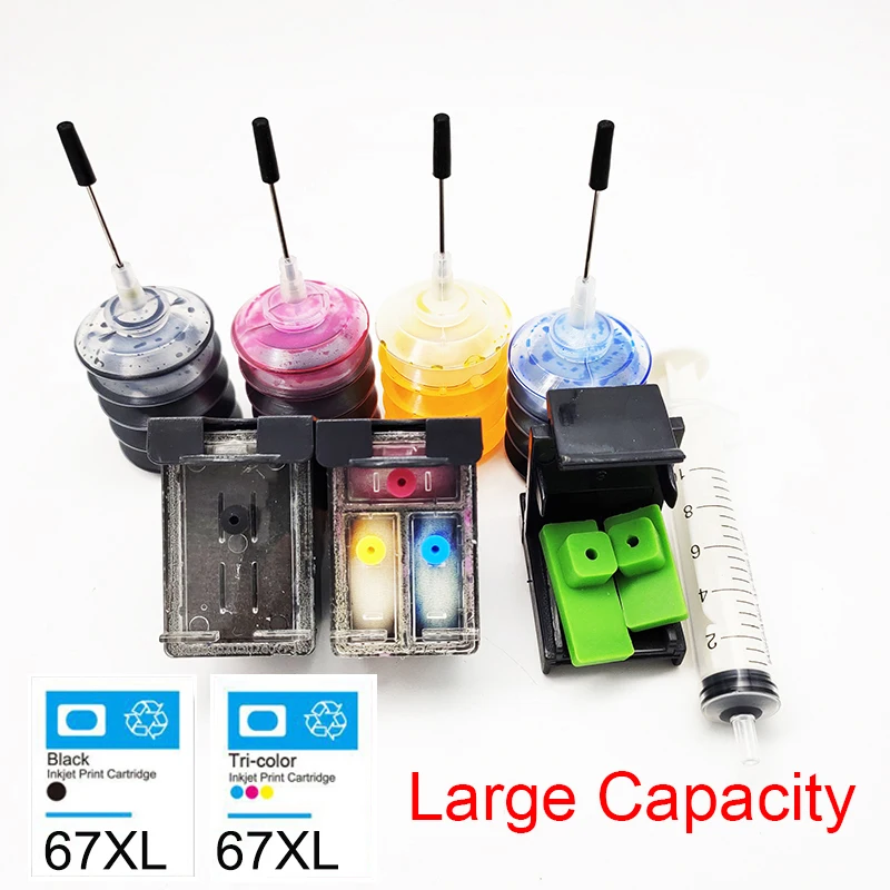

Совместимый картридж для HP 67 XL для HP 67XL Envy 4140 4152 4155 4158 1225 2732 2752 1225 2774 6052 6055