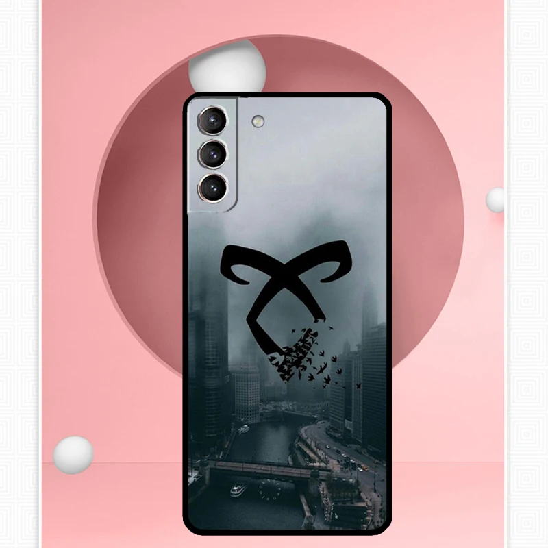 Shadowhunters Angelic Rune logo Cover For Samsung Galaxy S23 S24 Ultra S8 S9 S10 S22 Plus Note 10 20 Ultra S20 S21 FE Case