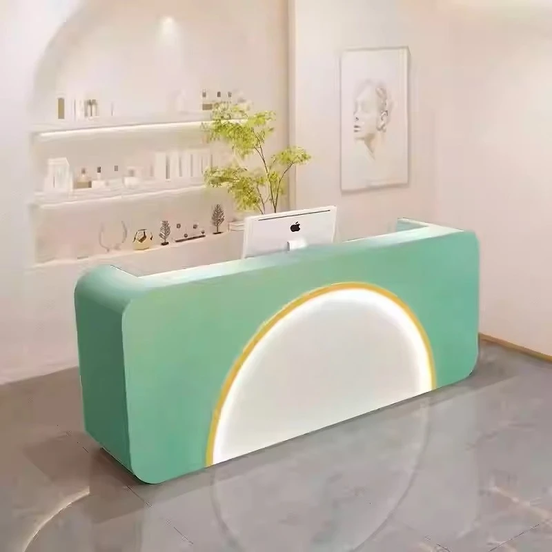 

az-Minimalist Training Center bar Table Kindergarten Lacquered Reception Desk Clothing Store Beauty Salon Cashier Counter@