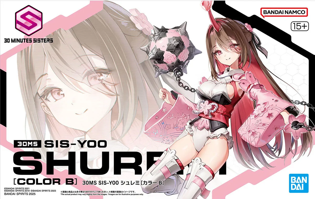 Oryginalna figurka BANDAI 30 MINUTES SISTERS SIS-Y00 Shuremi, model anime, ozdoba, figurka 30MS, zabawki, prezenty - dostępna od ręki.