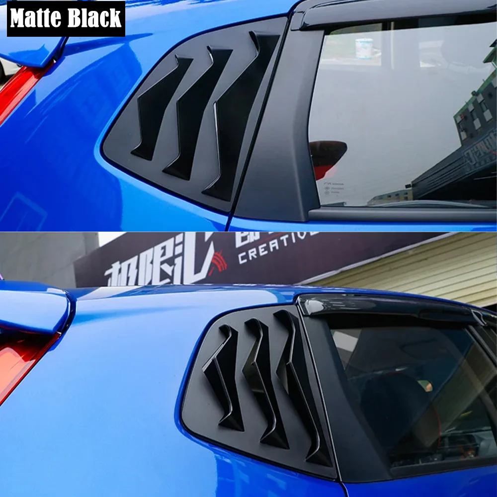 For Honda Jazz FIT GK5 2014 2015 2016 2017 2018 2019 Hatchback Rear Window Louvers Car Blinds Side Tuyere Louvers Vent