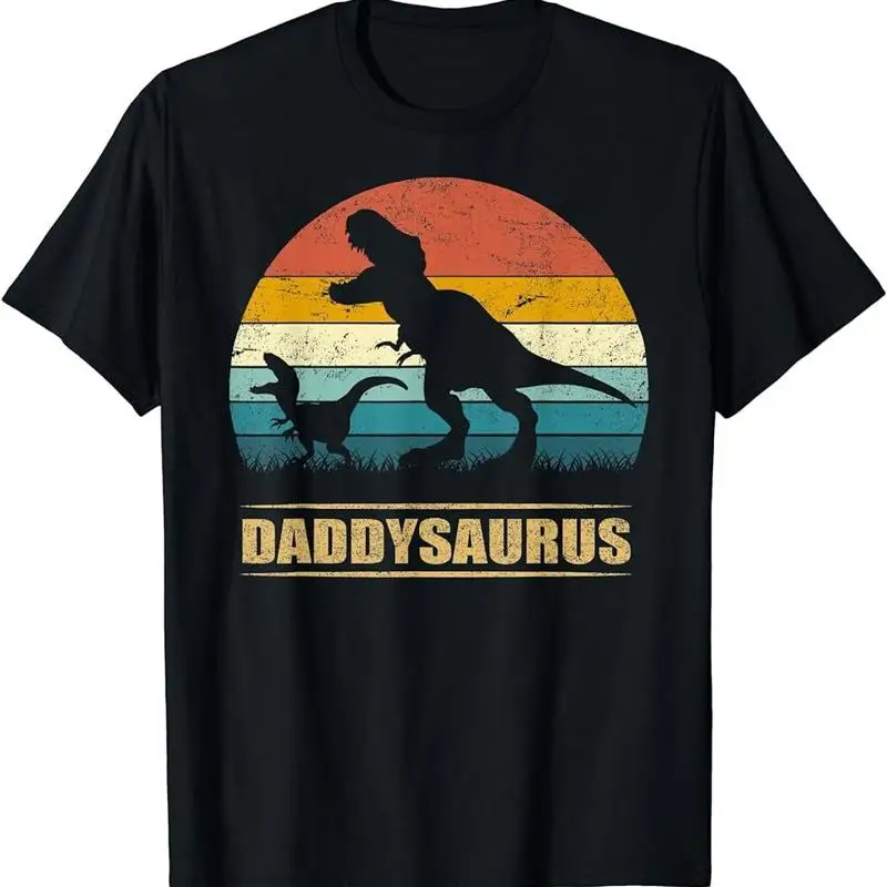 Camiseta Daddysaurus para hombre, diseño de dinosaurio Trex, para el Día del Padre