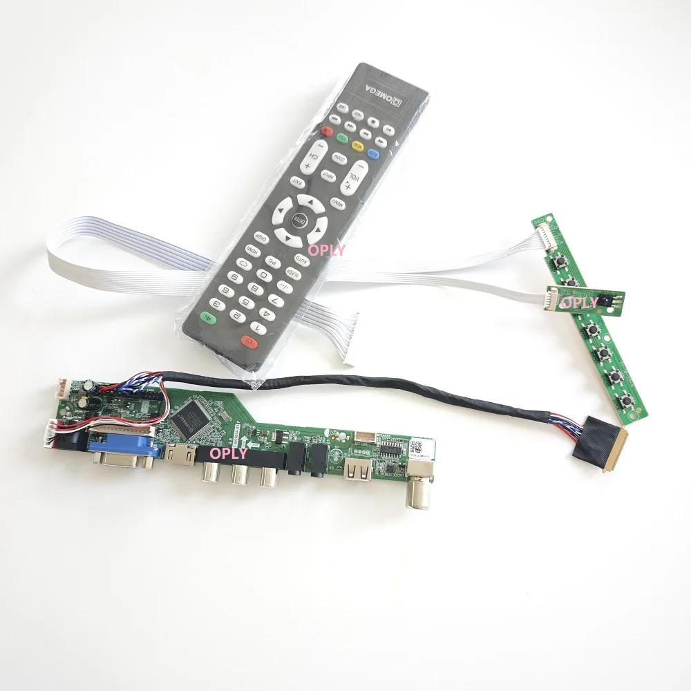 

For LTN101NT06 LTN101NT07 1024X600 10.1" HDMI-compatible RF USB AV VGA Audio TV Controller board kit Screen monitor DIY