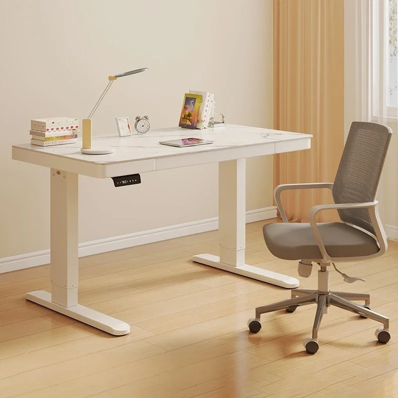 2026 Modern Intelligent Electric Lift-It Computer Desk Iron Modular Legs E-Sports Inspired Home Learning Workbench Office Book