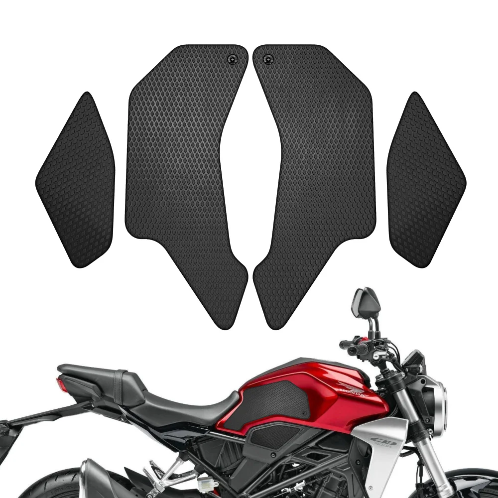 Motorcycle Tank Traction Pad Anti Slip Sticker Gas Knee Grip Protector For Honda CB300R 2018 to 2023