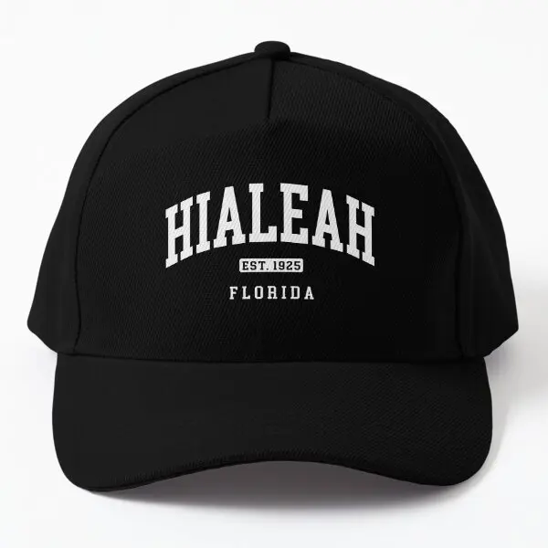 

Hialeah Sports Style Established 1925 Fl Baseball Cap Hat Mens Czapka Snapback Boys Bonnet Women Sport Casual Sun Casquette