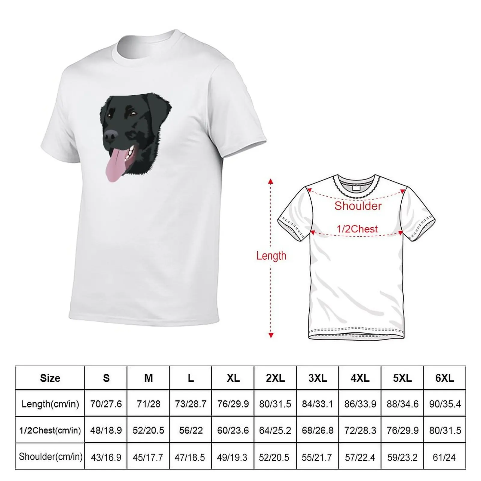 Black Lab T-Shirt printed t shirts for man t shirts with prints T-Shirt
