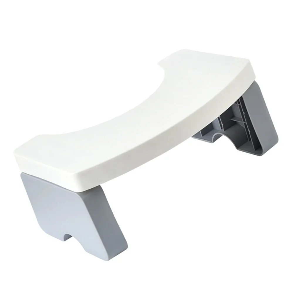 Foldable Toilet Stool Step Bedpan Bathroom Supply Heighten Squatting White Plastic Footstool Chair Child