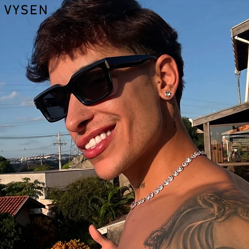 

Square Sunglasses Men 2026 Luxury Brand Vintage Classic Rectangle Photochromic Metal Frame Sun Glasses For Male Eyewear Shades