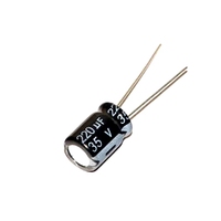 50pcs 35v220uf volume 8x12mm 220uf 35 v 220mf MFD aluminum electrolytic capacitors