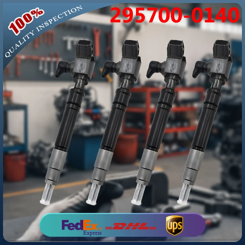 

4PCS Fuel Injector 295700-0140 33800-4A900 Common Rail Injector for Hyundai Grand Starex H-1