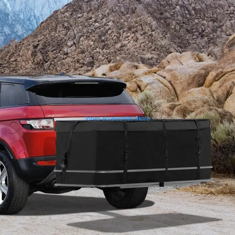 

W8KD Hitch Mount Cargo Bag Weathproof Traveling Bag Hitch Cargo Carriers Bag for Car Truck SUV Waterproof Heavy Duty Carriers