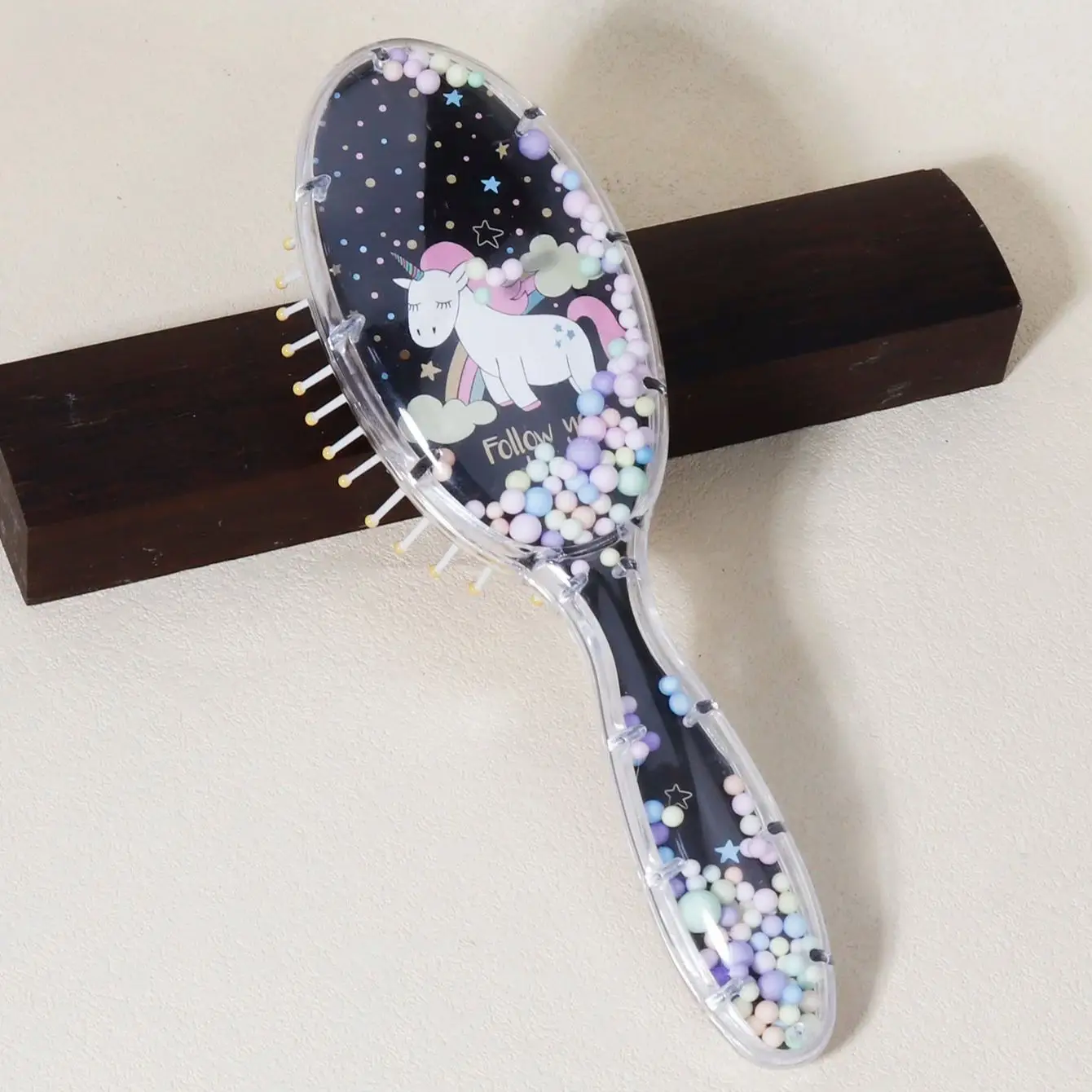 Cartoon designed air cushion comb, suitable for home hairdressing, anti tangling and anti-static,special for real hair wigs view 3