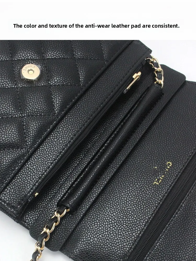 فيلم حماية الزوايا المضاد للتآكل لحقيبة ليتل فراغرانس ويلث، واقي حواف السلسلة، غطاء جلدي للسحاب، إكسسوارات تعديل