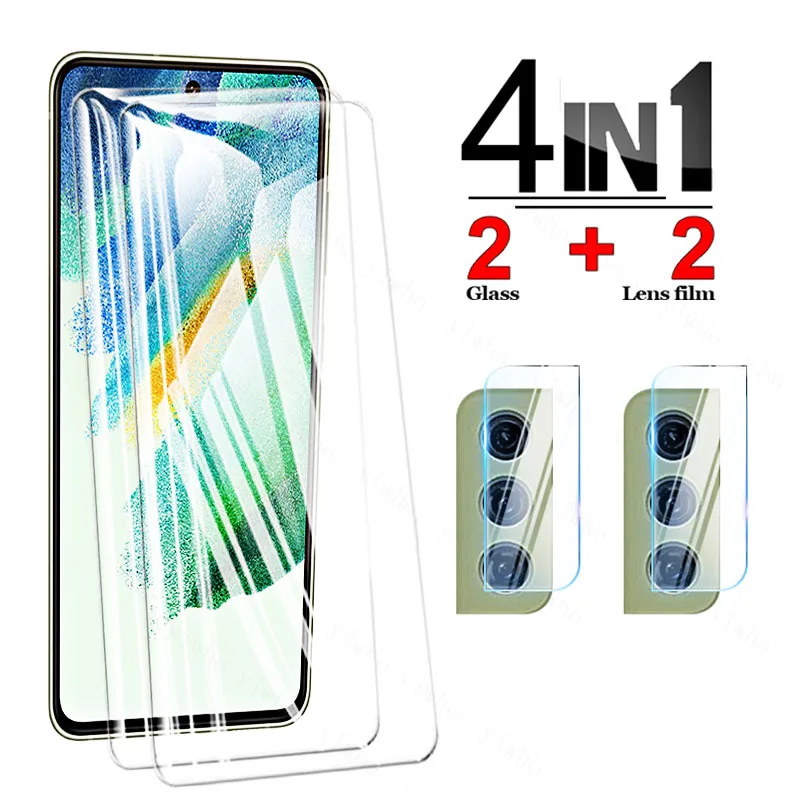 Protecteur d'écran en verre pour Samsung Galaxy S21 FE, 5G, S21 FE, S22 Plus, S21FE, S20fe, S22 +, objectif en verre du Guatemala