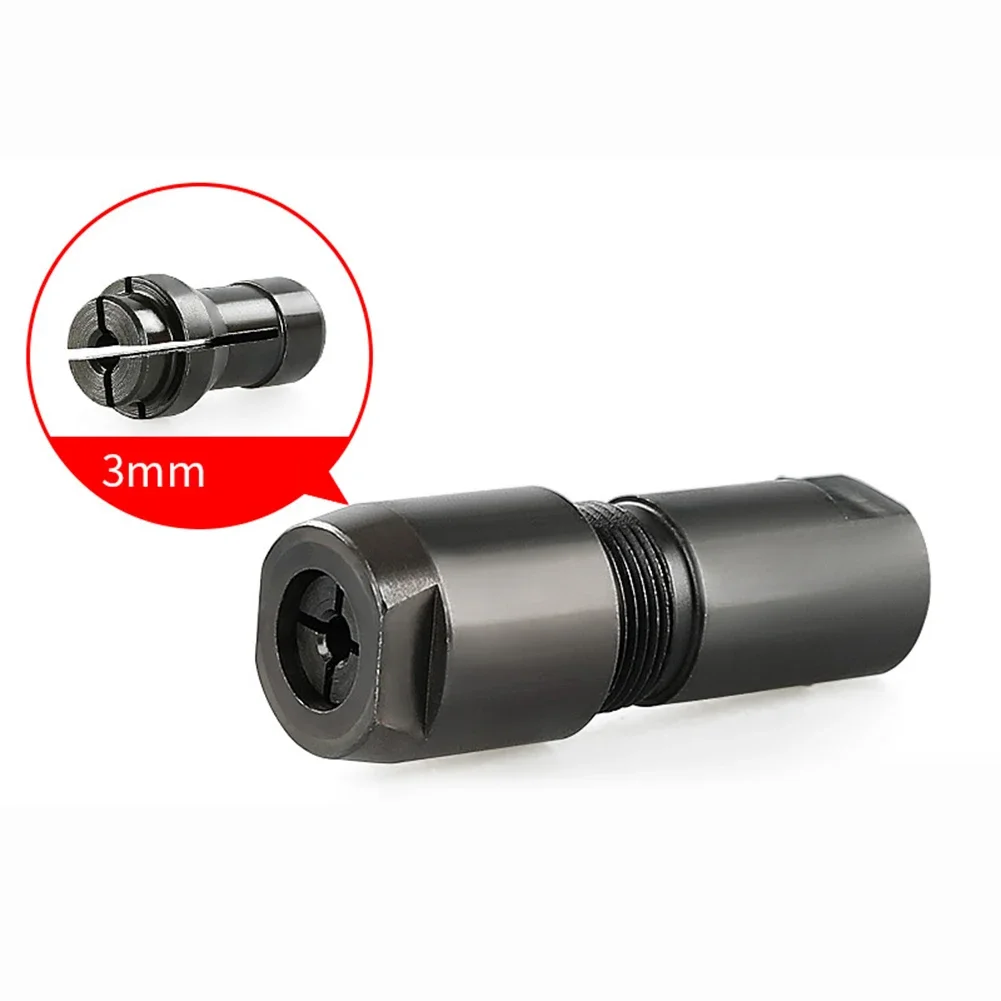 3mm 6mm Metal Grinder Adapter Thread Cutting Sanding Polishing Conversion Head For M10 Angle Grinder To Straight Drill Bit Tool