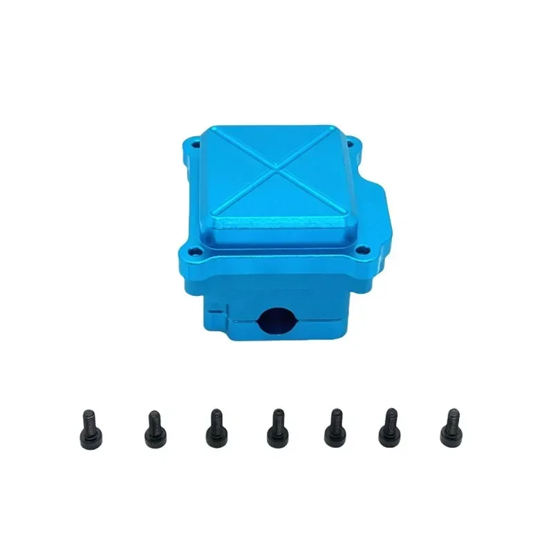 For MJX 1/14 14209 14210 Metal Center Shelf Receiver Box Protective Cover ESC Radio Electronic Tray Upgrade Spare Part
