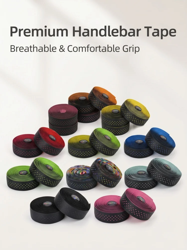 AliExpress NONE NPY Road Bike Handlebar Tape Soft PU EVA Gravel Bicycle Bar Tape Anti-Slip Shock Absorption Breath Grip Tape Cycling Parts