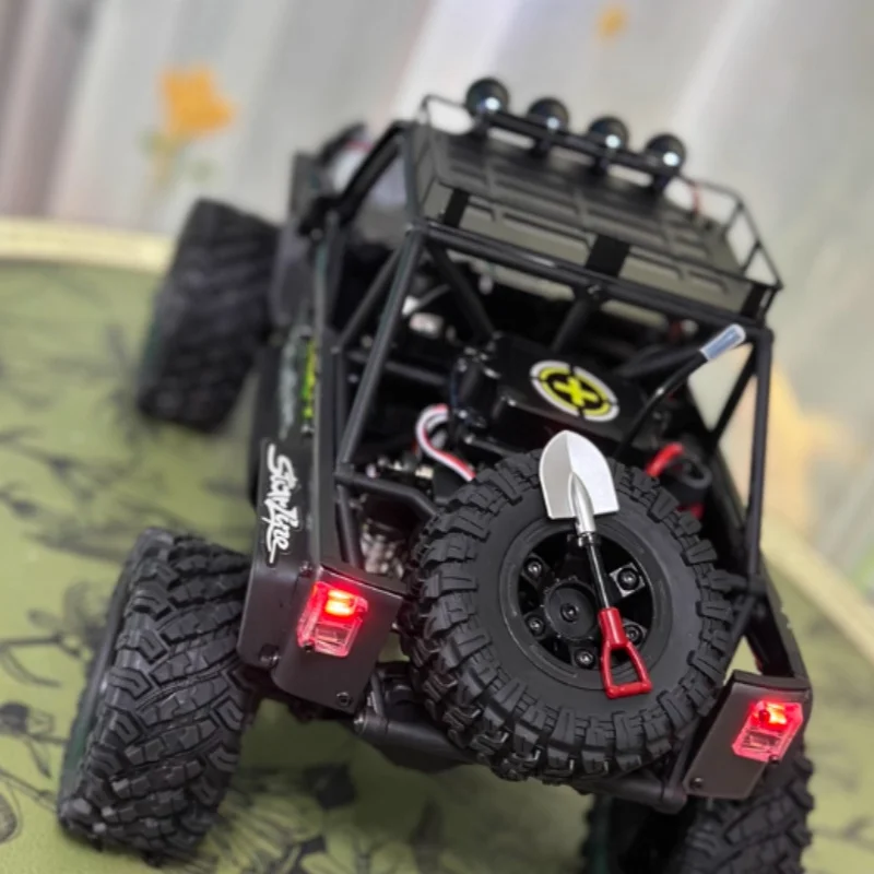 MJX H12Y H12Y+ 1/12 RC Metal Roof Rack Mood Part LED Light Compatible Upgrade Decorative Accessories for Off-Road Crawler