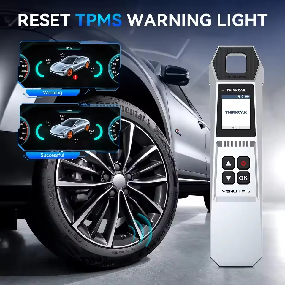 2025 New THINKCAR VENU-I PRO TPMS Tire Pressure Diagnostic Tool 315MHz/433MHz Sensor Programming Work with THINKTOOL/689BT