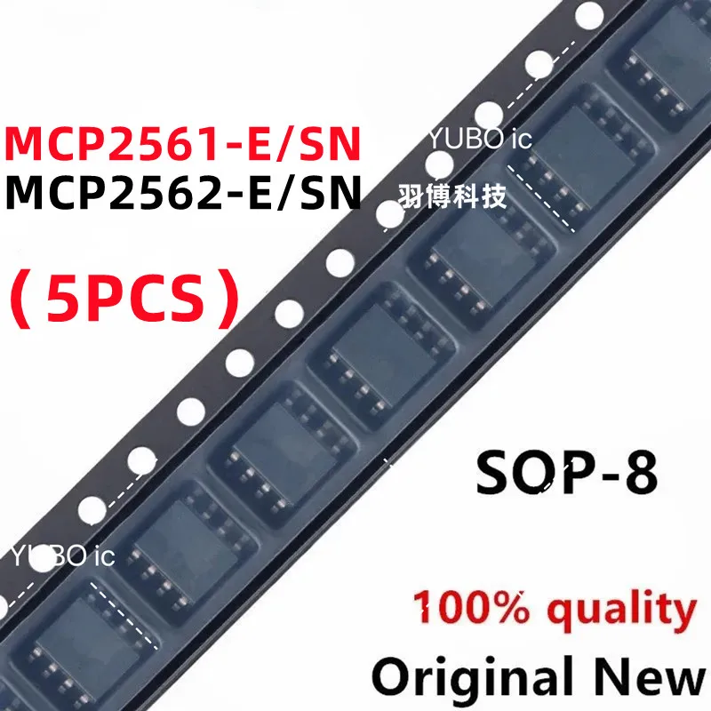 

(5piece) 100% New MCP2561E MCP2561-E/SN MCP2562E MCP2562-E/SN sop-8