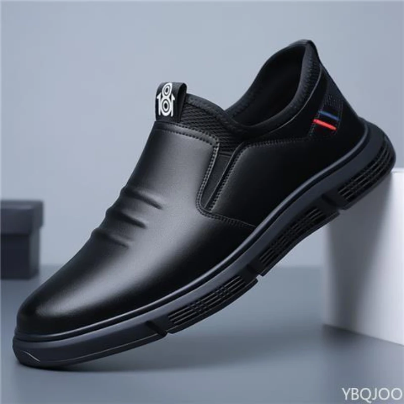 New light Leather Shoes Formal Wedding Party shoes Men non slip Pointed Toe Oxfords shoe Male Office Business Dress footwear