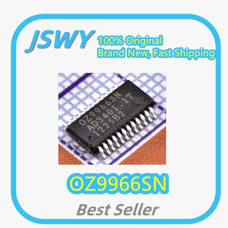 

(10/50 pieces) OZ9966SN OZ9966 SSOP24 LCD Power Management Chip IC Genuine Original Product